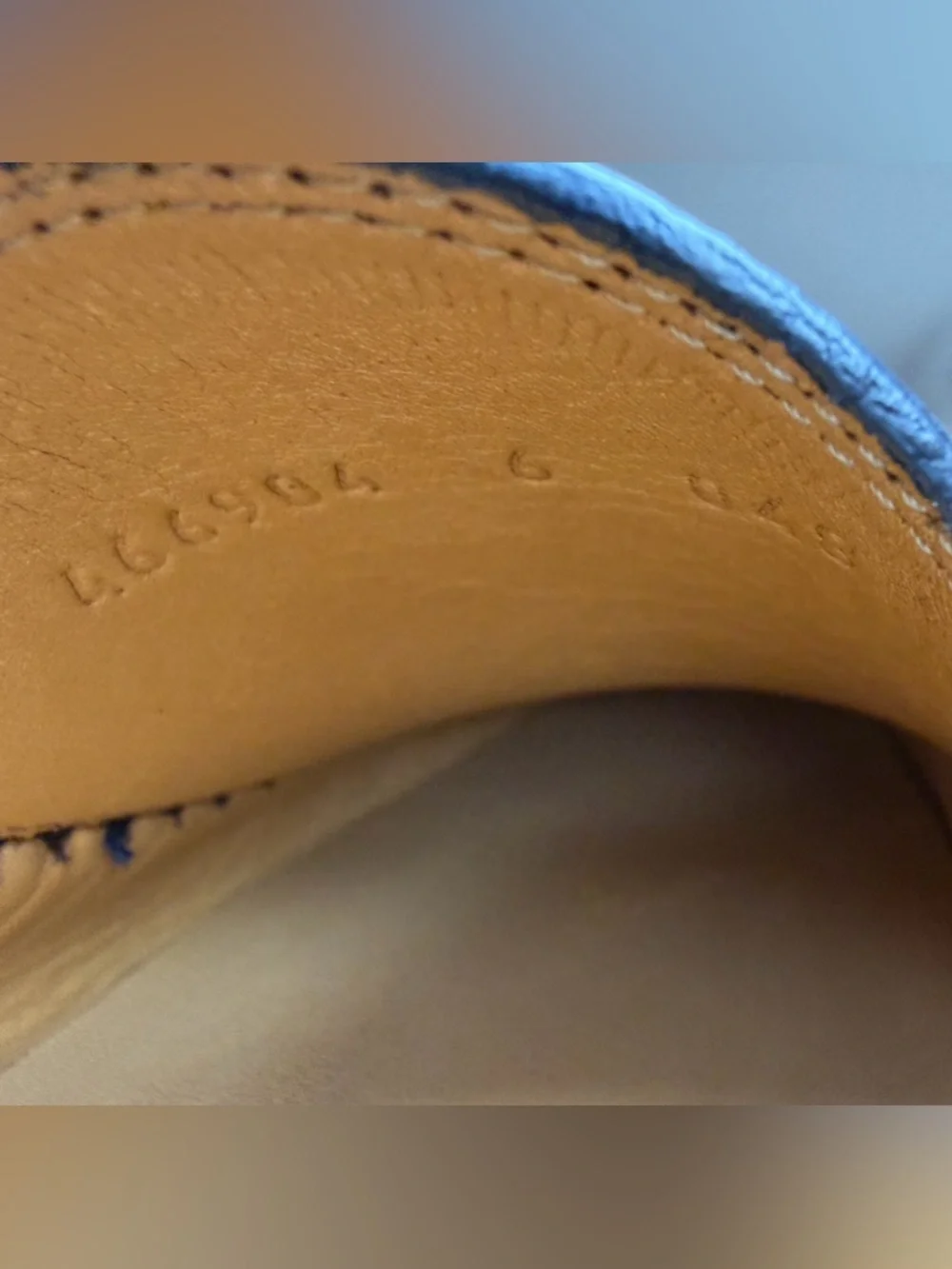 GUCCI Navy GG Microguccissima Leather Driver Loafer Size IT 6 Box Made Italy New